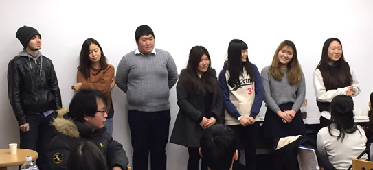 交換留学生送別会 画像1