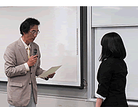 ▲表彰式の様子 ▲表彰式の様子