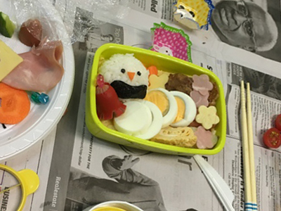 完成したお弁当 可愛い!