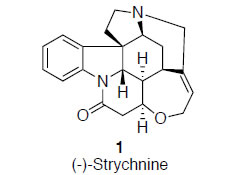 図2．ストリキニーネ（構造式）