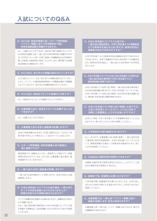 姫路獨協大学 入試ガイド 22